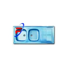 سینک ظرفشویی معمولی اخوان آبی  50×120 - Akhavan sink 120×50